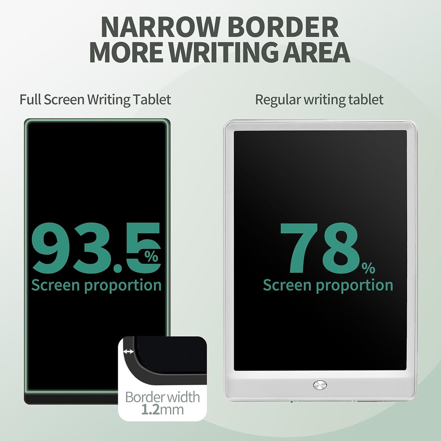 LCD Writing Tablet for Adults: Mini 6.5 Inch Full Screen Reusable Digital Notepad Lightweight Portable Use for Office Study Teaching